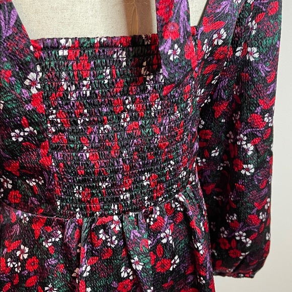 Draper James Belle Meade Floral Bow-Back Dress M NWT - Picture 5 of 8